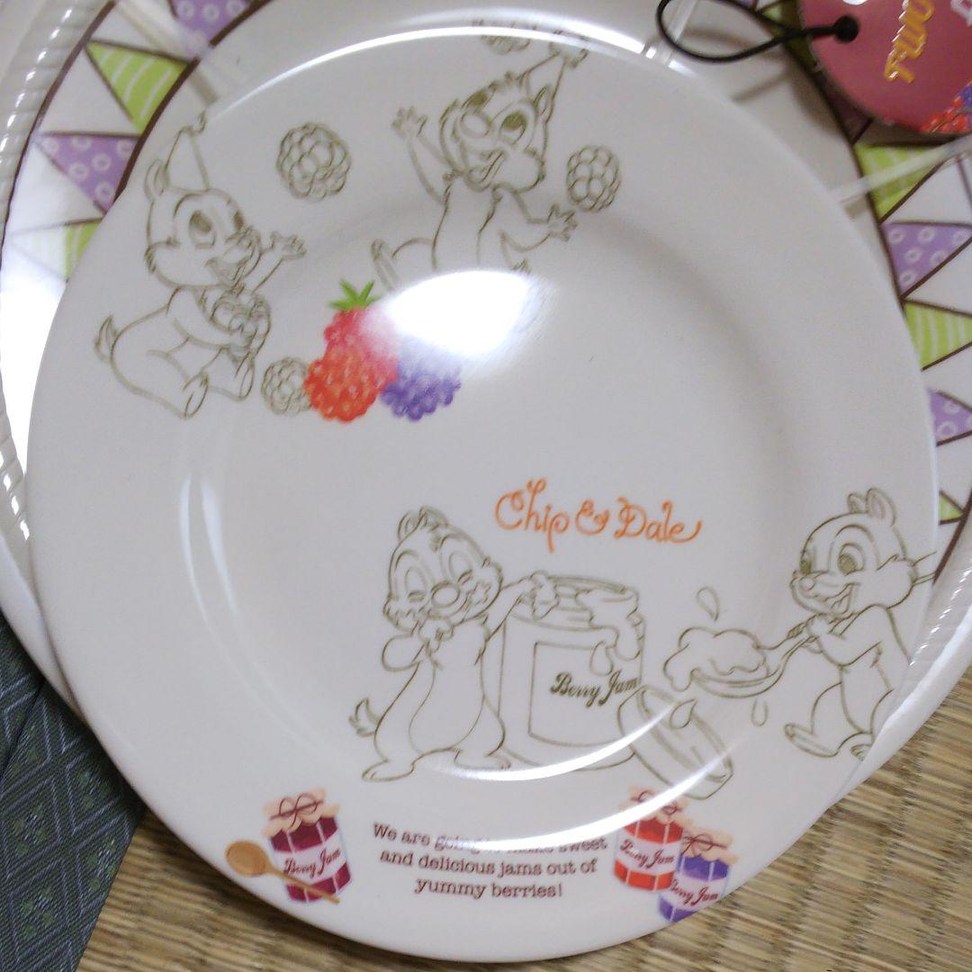 新品 Disney チップ メラミン プレート セット