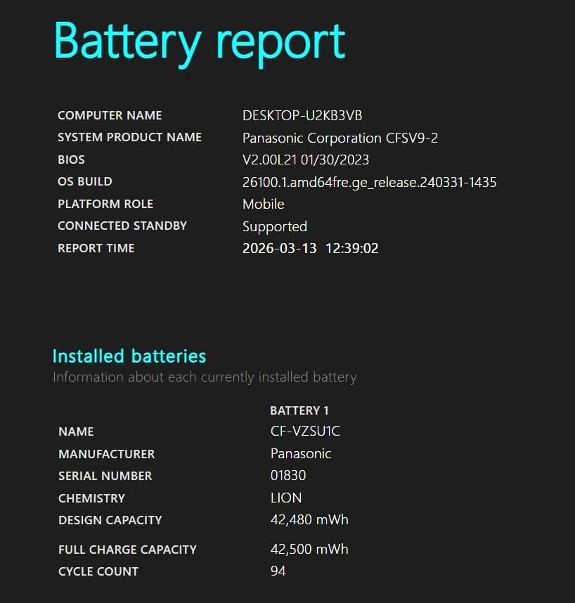 美品 パナソニック SV9HDLVS 12型 充実インタフェース i5 10世代