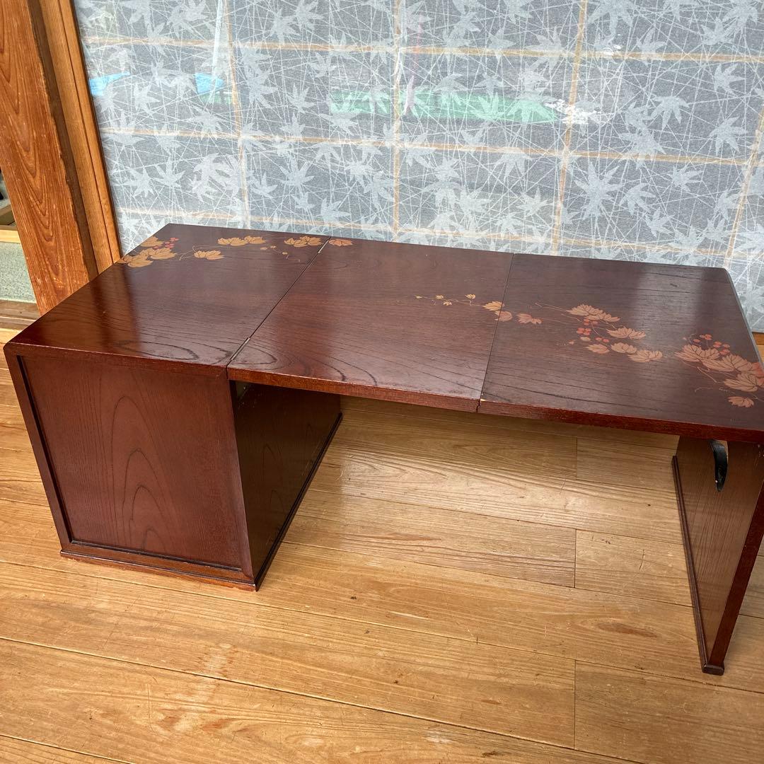 文机　折りたたみ　もみじ模様