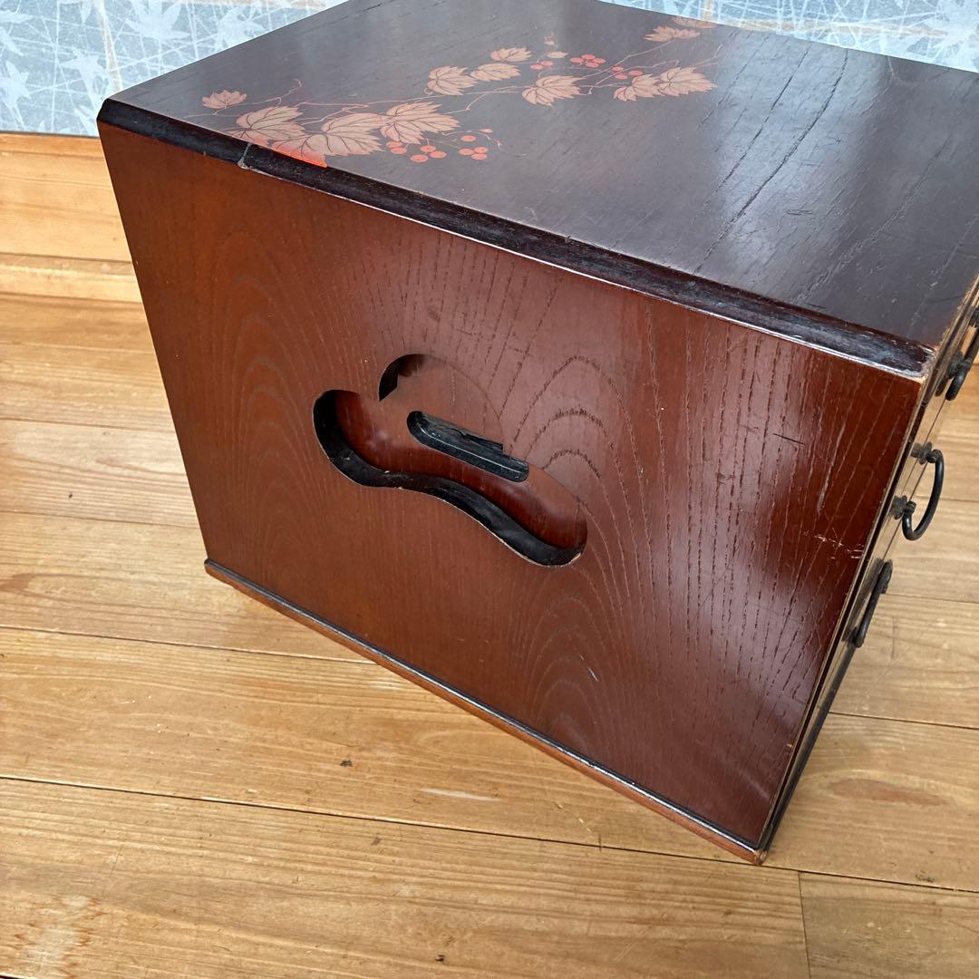 文机　折りたたみ　もみじ模様