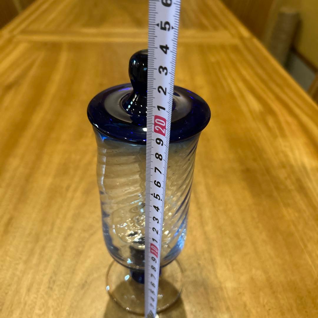 舩木倭帆蓋付きグラス