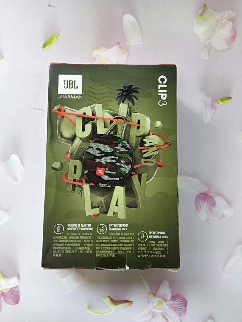 新品 JBL CLIP3 Bluetoothスピーカー IPX7防水 スクワッド