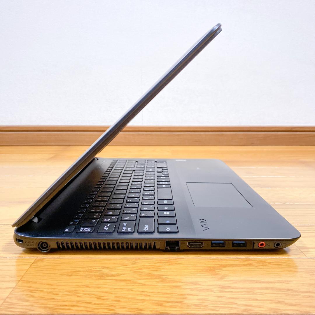 コスパ良✨VAIO SSD128 メモリ8GB すぐ使えるノートパソコン カメラ