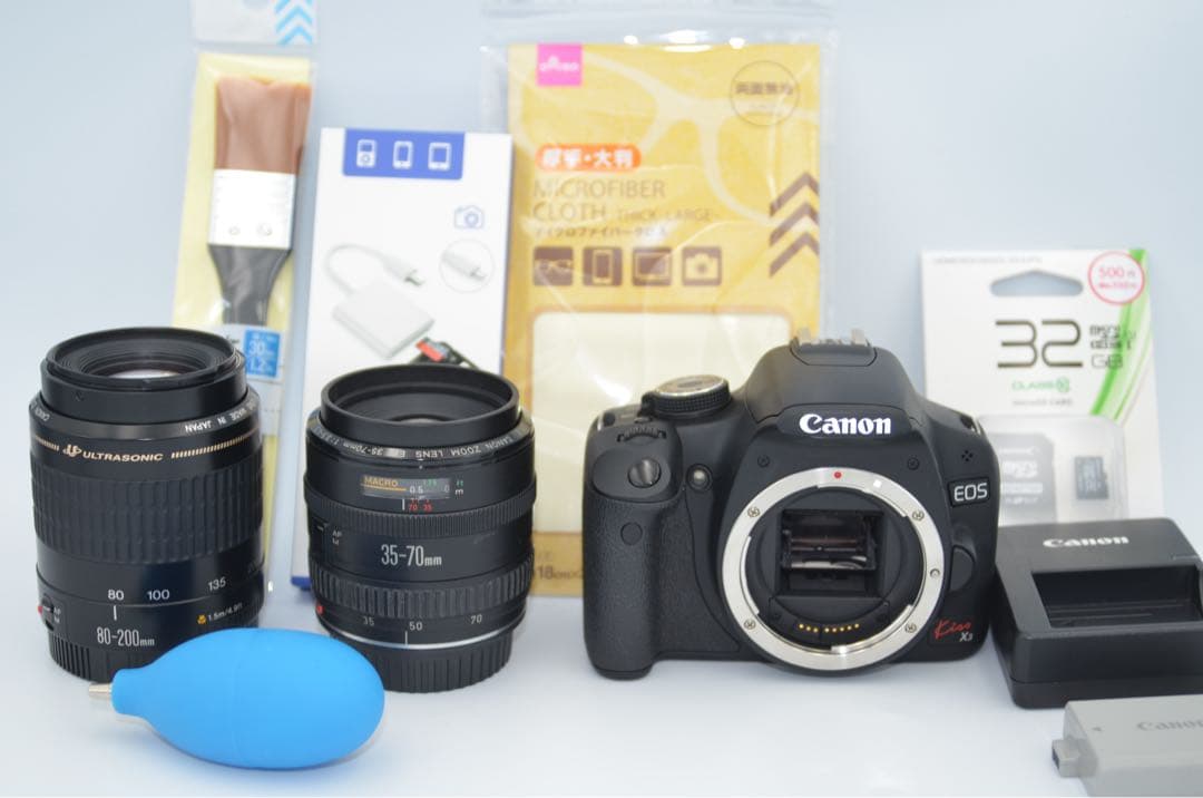 Canon kiss x3 デジタル一眼レフセット