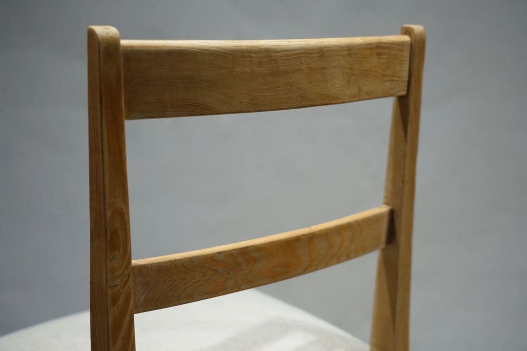 昭和初期　栗材　古木　古椅子　ビンテージ　アンティーク　チェア