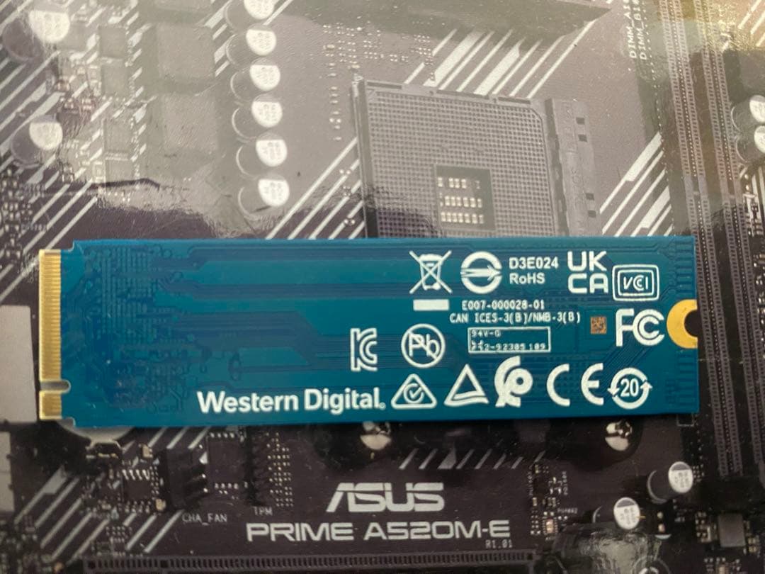 動作確認済み　動作良好　WD Blue SN570 1TB