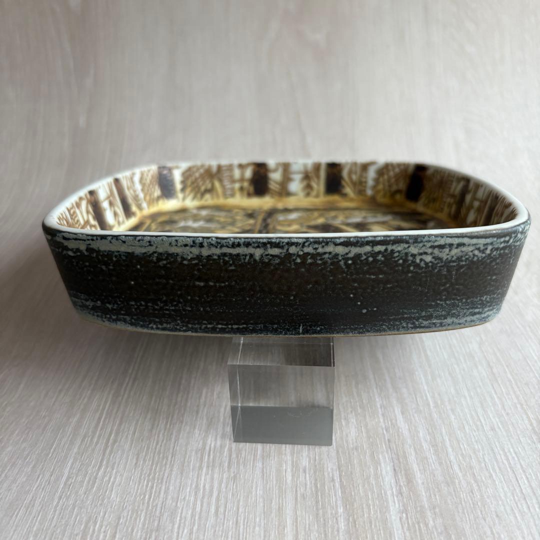 【未使用】ロイヤルコペンハーゲン BACA バッカ スクエアプレート 17cm