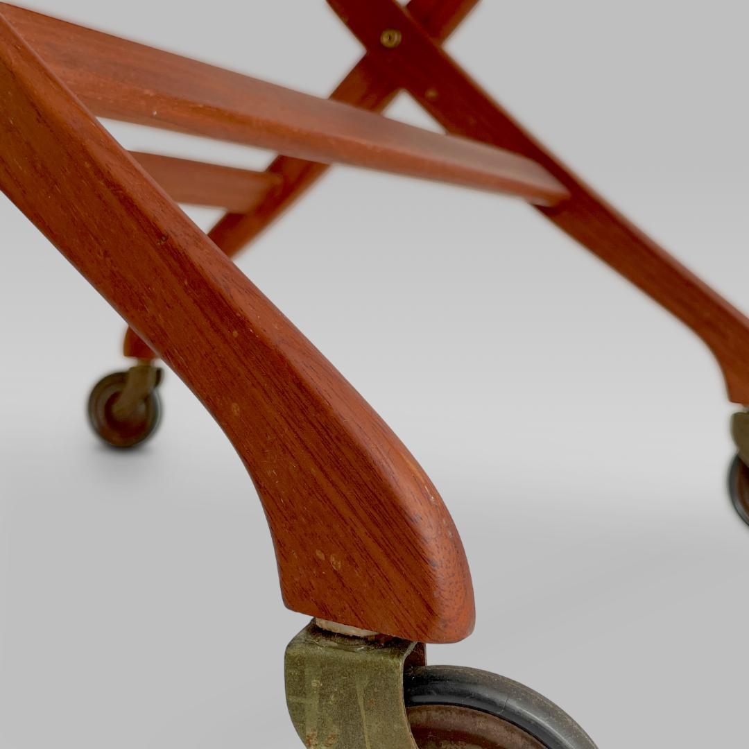 60s デンマーク製【Svend Aage Madsen】チーク トロリーワゴン