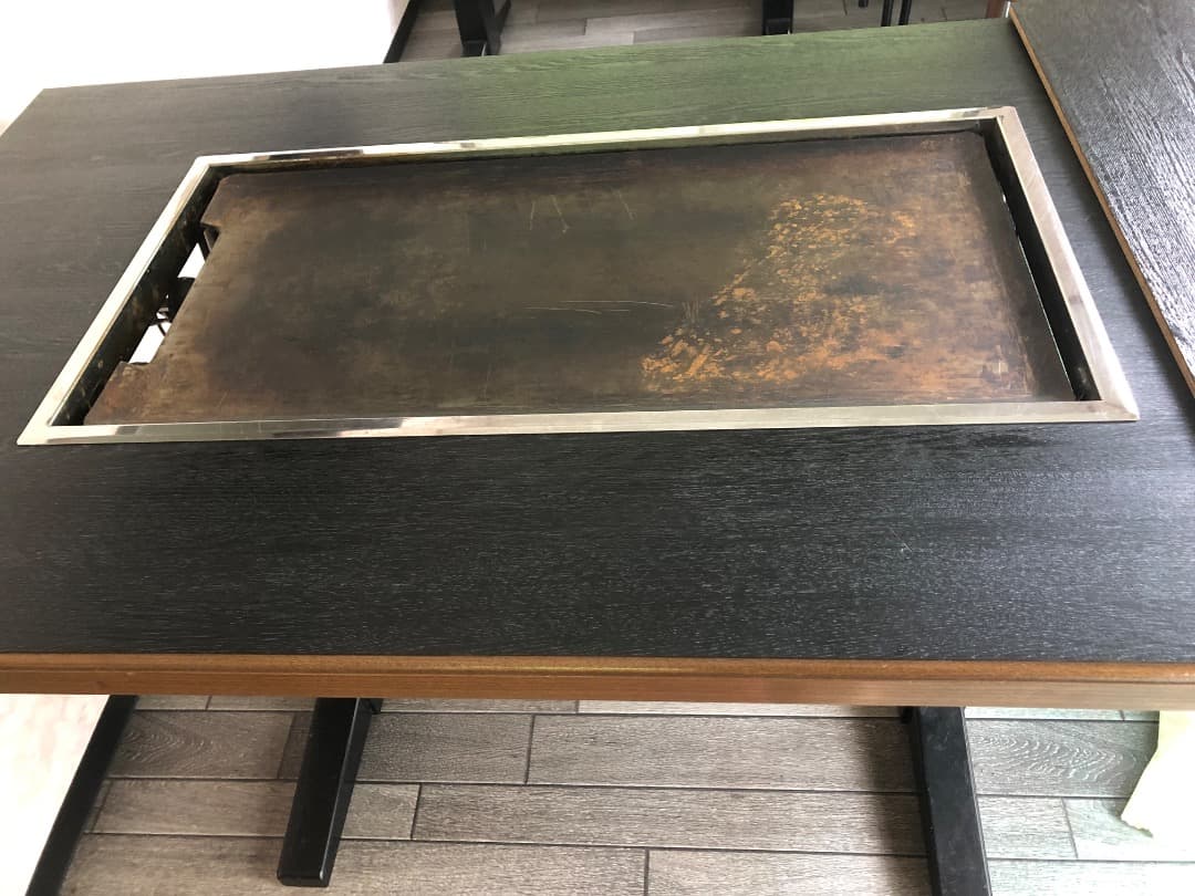 ツムラ　鉄板テーブルセット