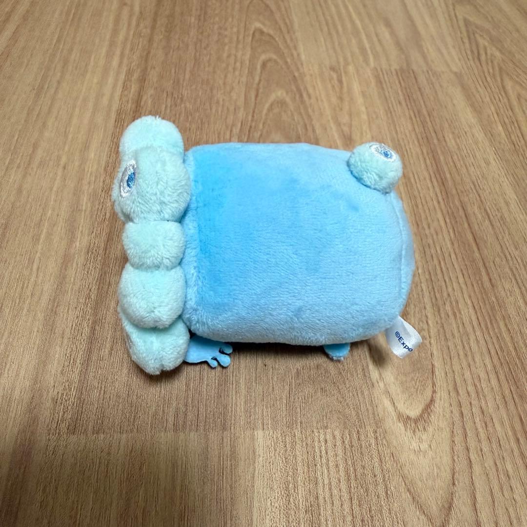 ミャクミャク　お手玉　水色　ぬいぐるみ　キーホルダー　青