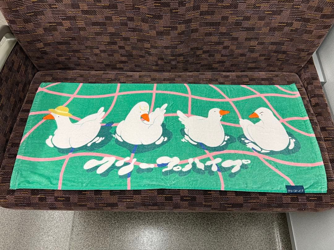 クリープハイプ 2026年 DUCK DUCK DUCK タオル（ピンク&緑）