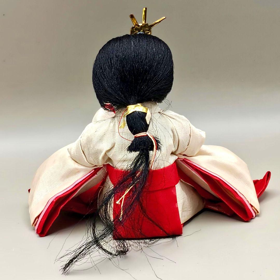 昭和の雛飾り　御殿飾り雛人形　設置時幅45×奥30×高60cm位　簡単組立　雛祭