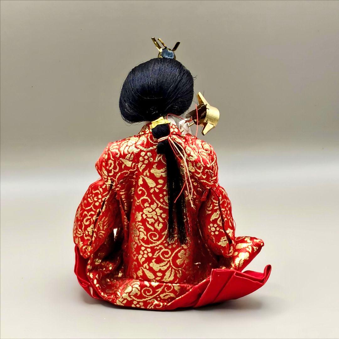 昭和の雛飾り　御殿飾り雛人形　設置時幅45×奥30×高60cm位　簡単組立　雛祭