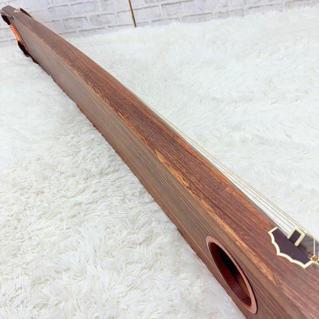 琴 13弦 筝 並甲 すだれ彫り蒔絵 和楽器 希少 鶴金蒔絵 現状販売