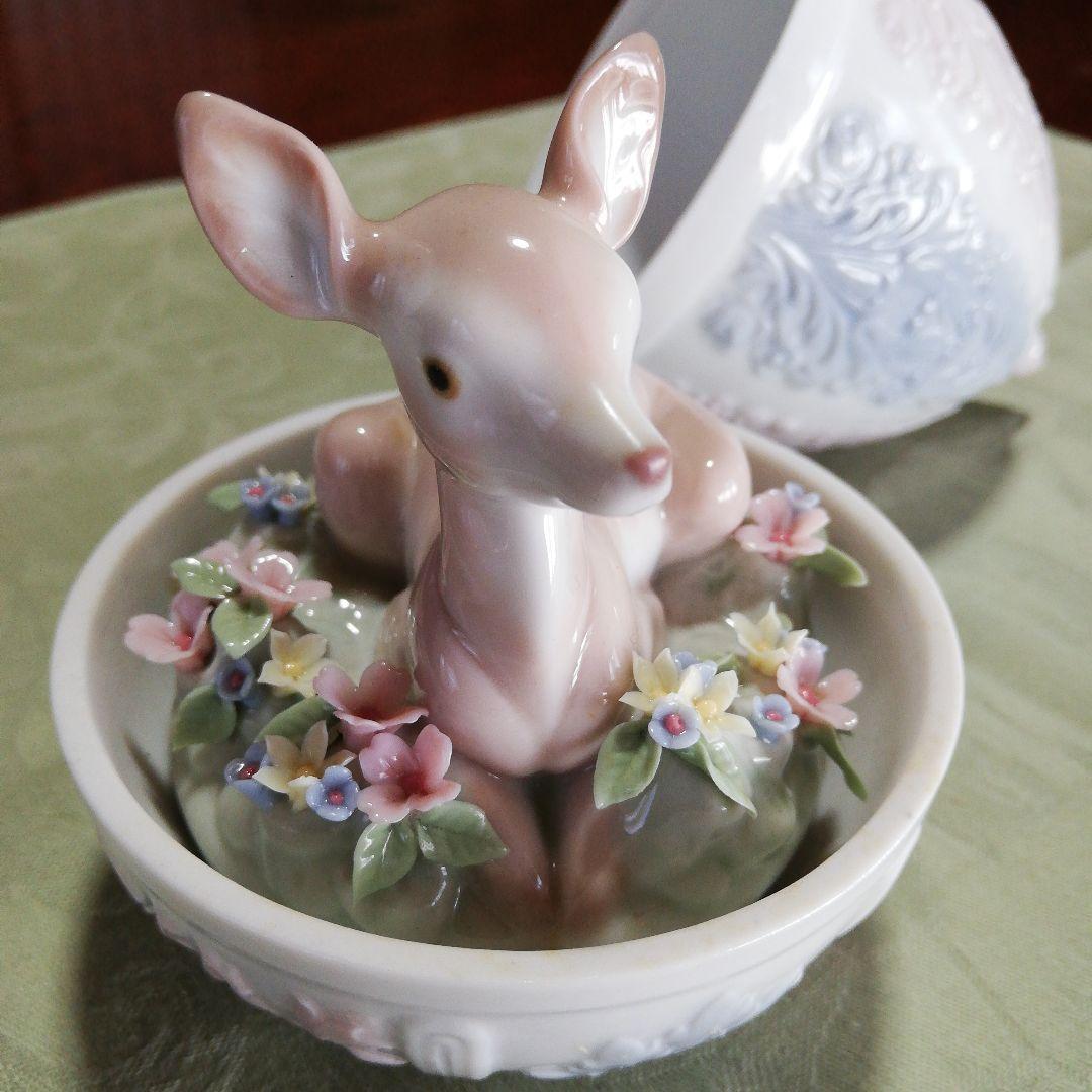 希少✨️LLADRO リヤドロ エッグコレクション 小鹿 バンビ フィギュリン