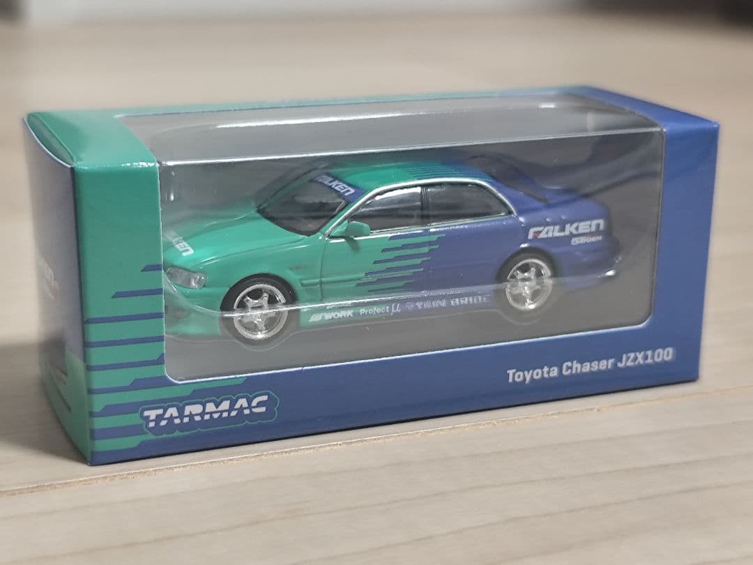 1/64 ターマックワークス JZX100 チェイサー ファルケンカラー 新品