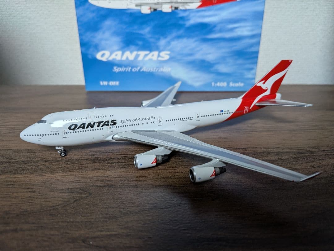 航空機・ヘリコプター PHOENIX QANTAS B747-400ER VH-OEE 1/400