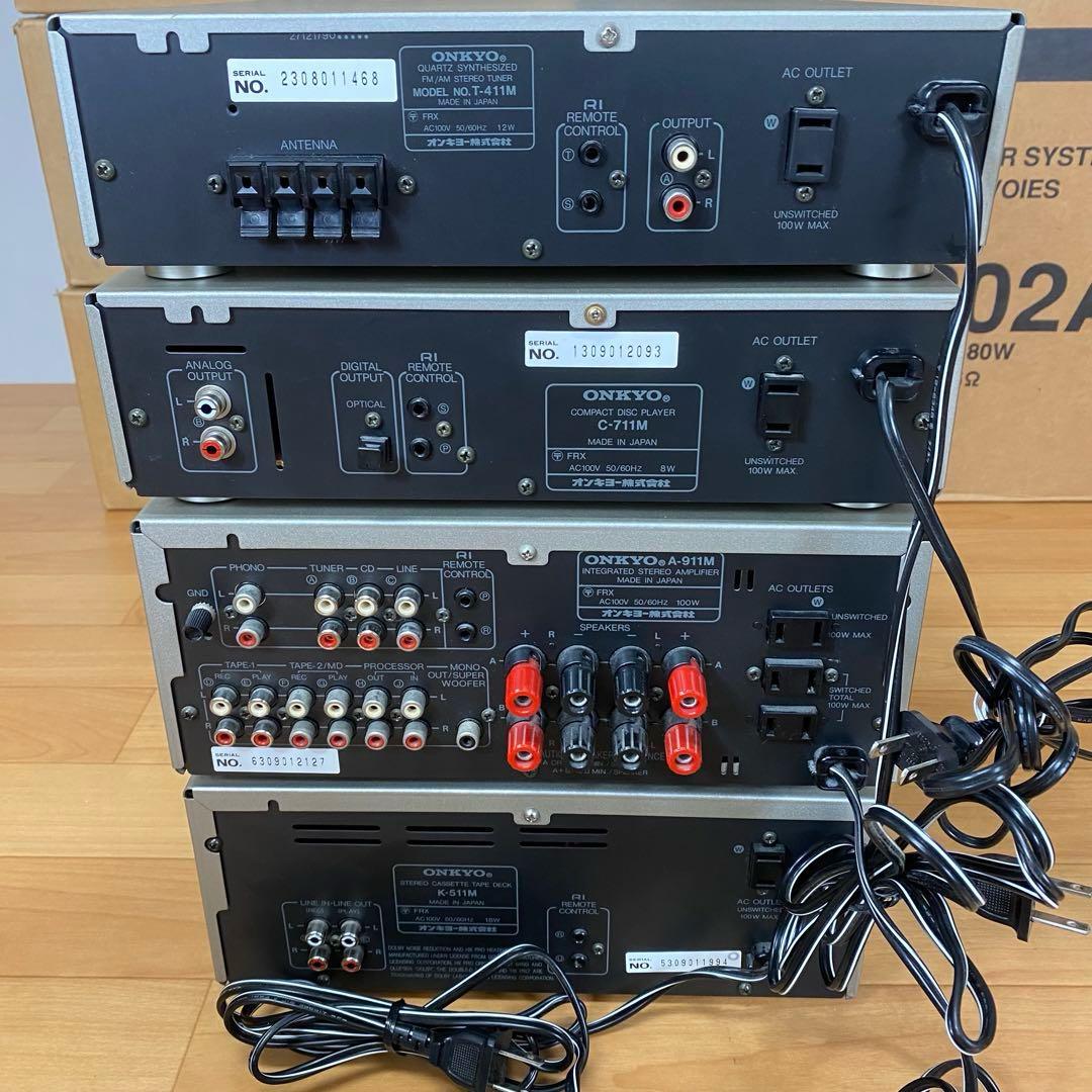 ONKYO コンポ K-511M C-711M T-411M A-911M