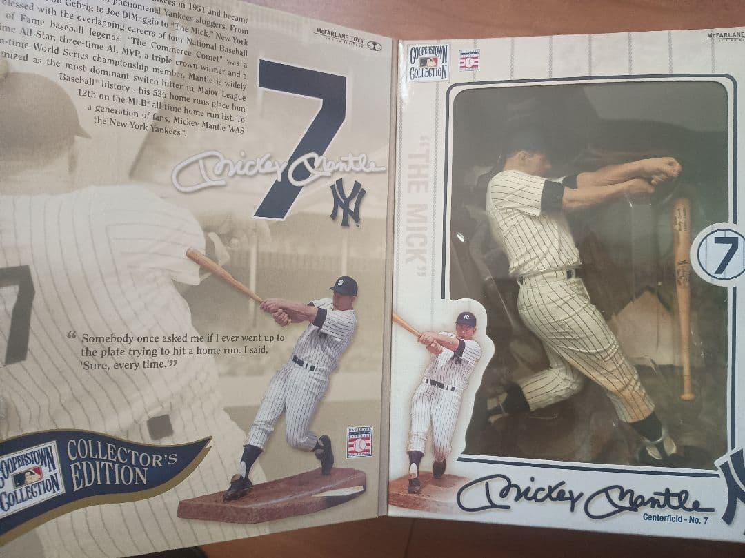 ミッキーマントル&ベーブ・ルース フィギュアセット　MLB マクファーレン