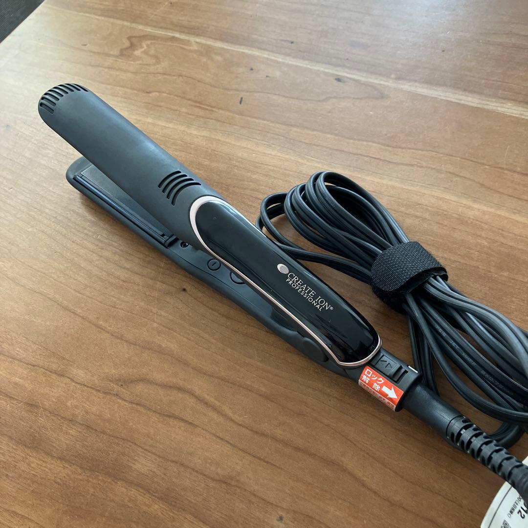 【美品】ストレートアイロン　クレイツ　エレメアストレート　低音設定