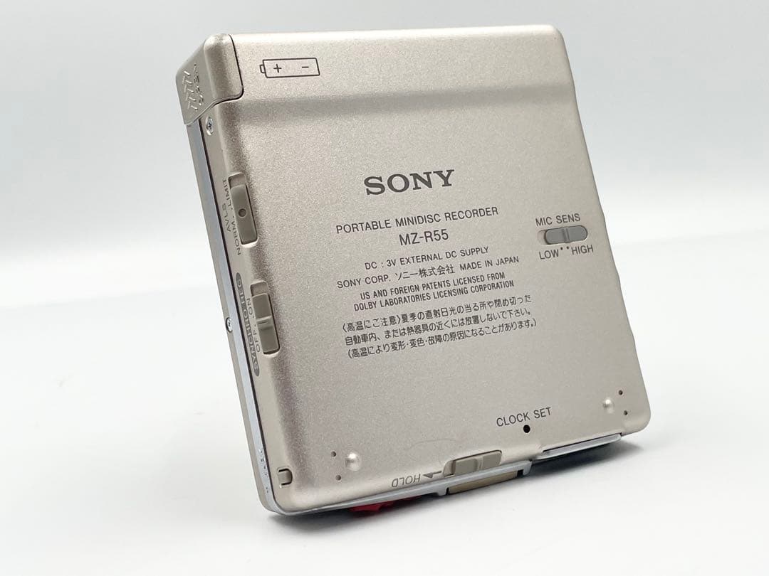録音再生◯ 外観美品　SONY MZ-R55 Walkman MDレコーダー