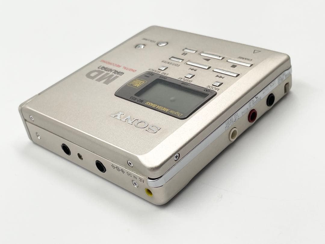 録音再生◯ 外観美品　SONY MZ-R55 Walkman MDレコーダー