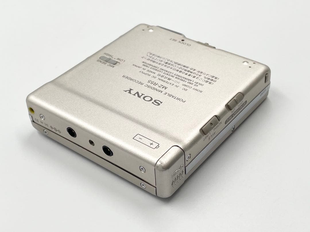 録音再生◯ 外観美品　SONY MZ-R55 Walkman MDレコーダー