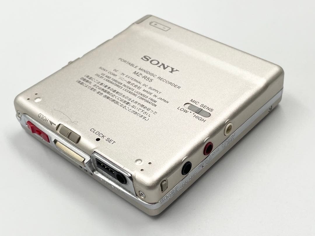 録音再生◯ 外観美品　SONY MZ-R55 Walkman MDレコーダー