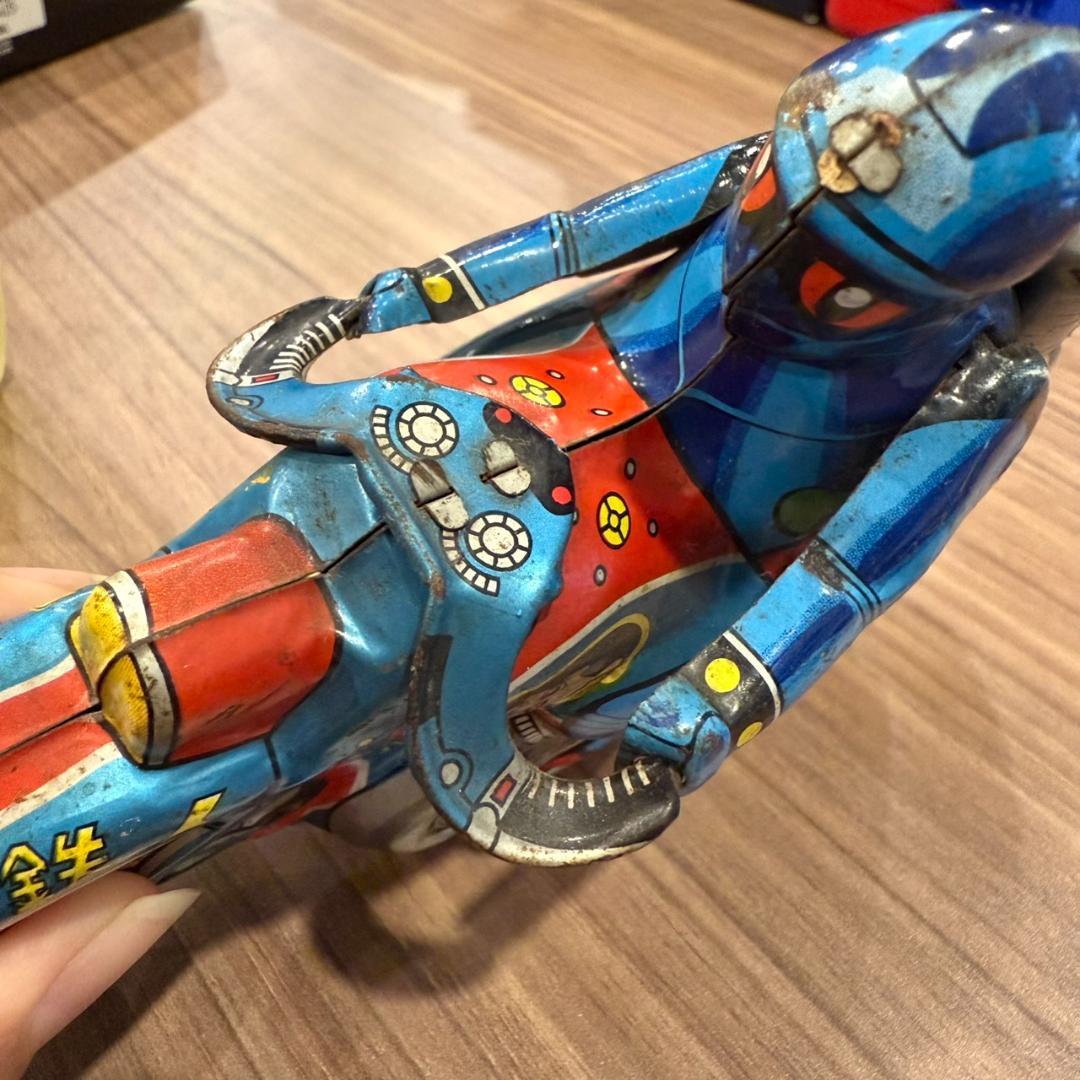 タカトク 鉄人28号 初期型 ブリキ オートバイ 1960年代