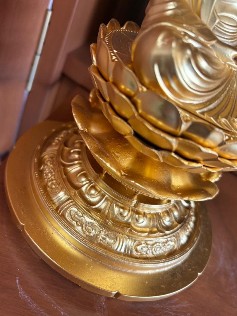 昭和時代　当時品　黄金仏像　極上　釈迦如来座像　未使用