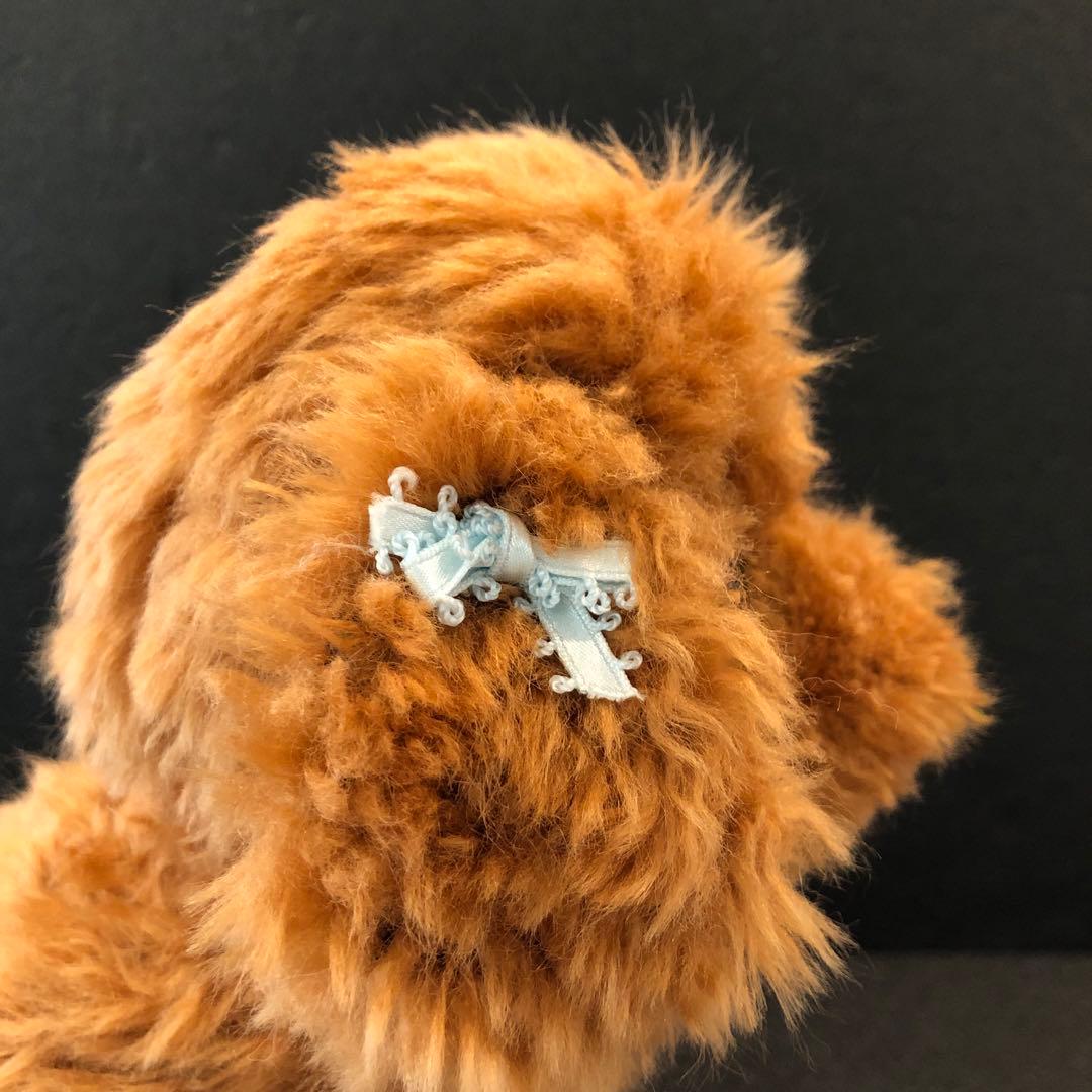 【新品】トイプードル お座りぬいぐるみ お洋服2枚付き H27cm