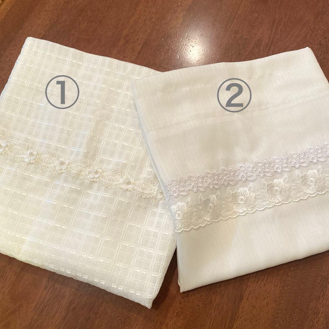 カフェカーテン✿*:❛ねむ❕❜刺繍レース✩.*ハンドメイド*:..。♡*゜