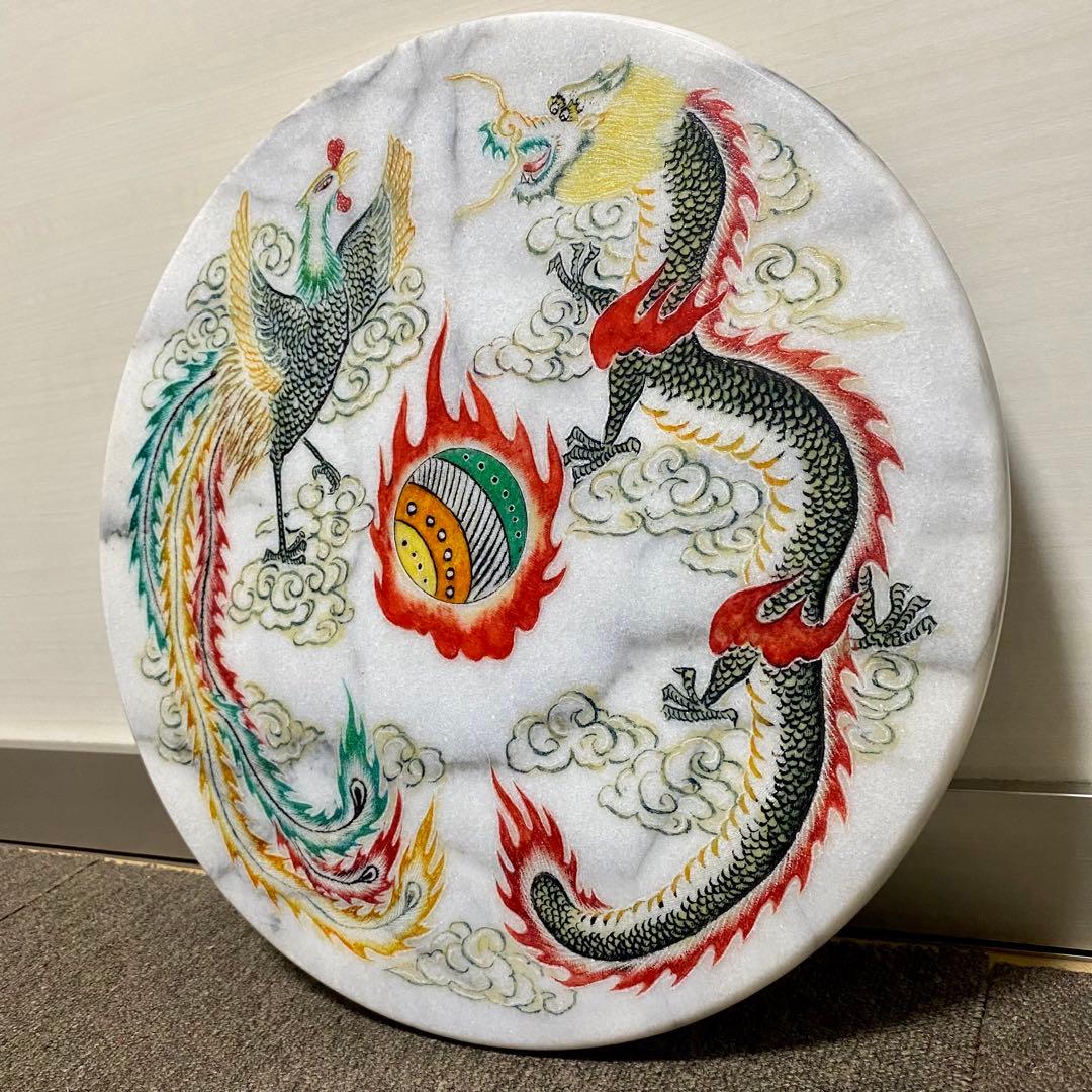 【希少】台湾　飾り石　縁起物　置物　玄関　アンティーク　インテリア　仕切り