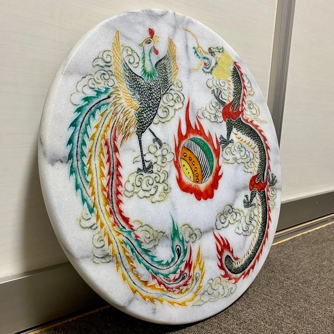 【希少】台湾　飾り石　縁起物　置物　玄関　アンティーク　インテリア　仕切り