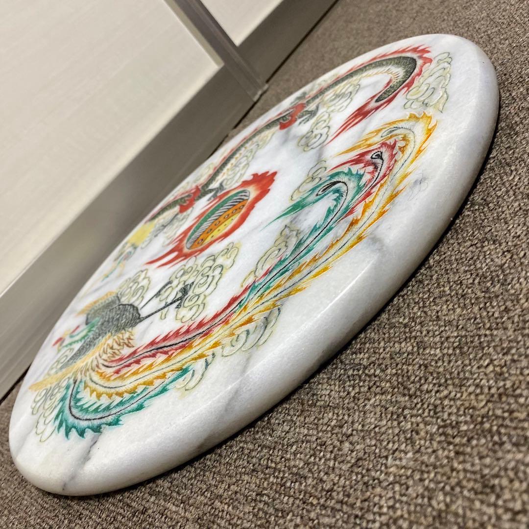 【希少】台湾　飾り石　縁起物　置物　玄関　アンティーク　インテリア　仕切り