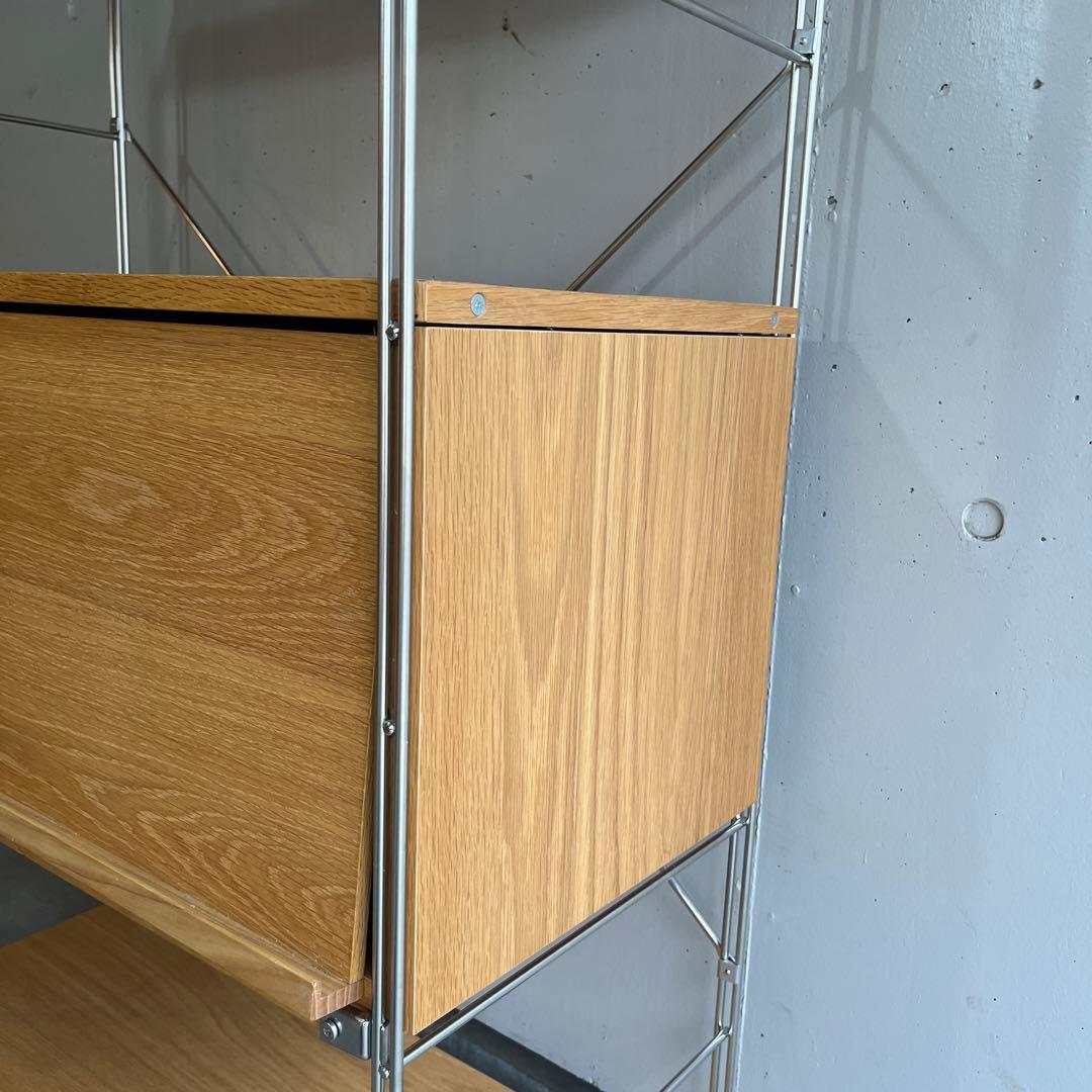 ponpon ★無印 ステンレスユニットシェルフ ボックスフラップ扉