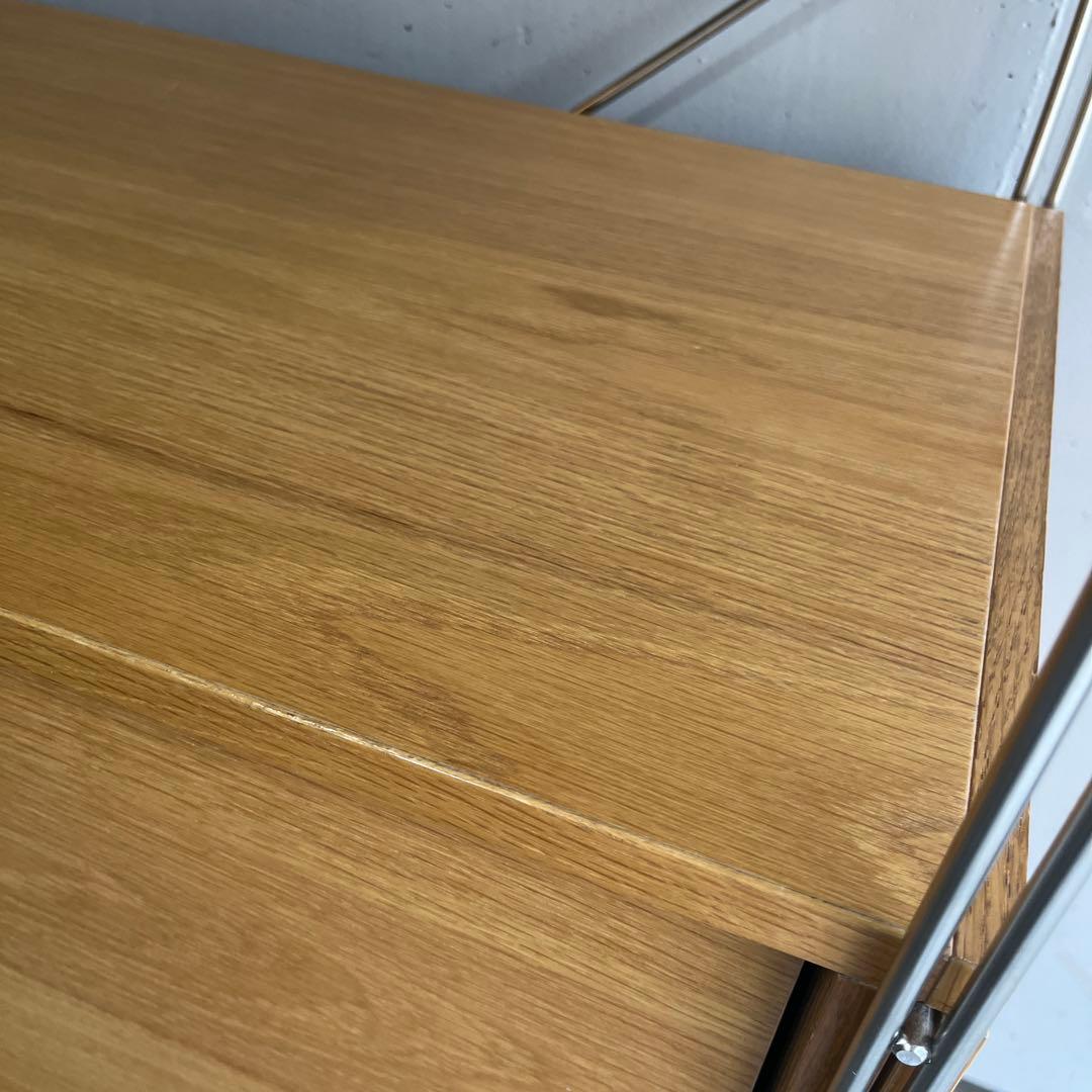 ponpon ★無印 ステンレスユニットシェルフ ボックスフラップ扉