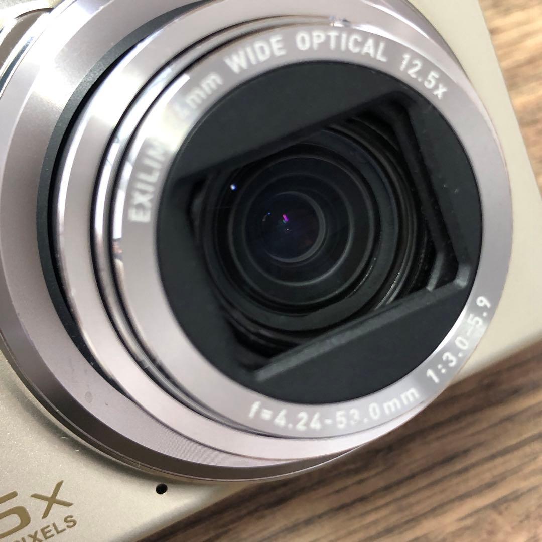 動作確認済 美品 CASIO EXILIM EX-ZS150 ゴールド