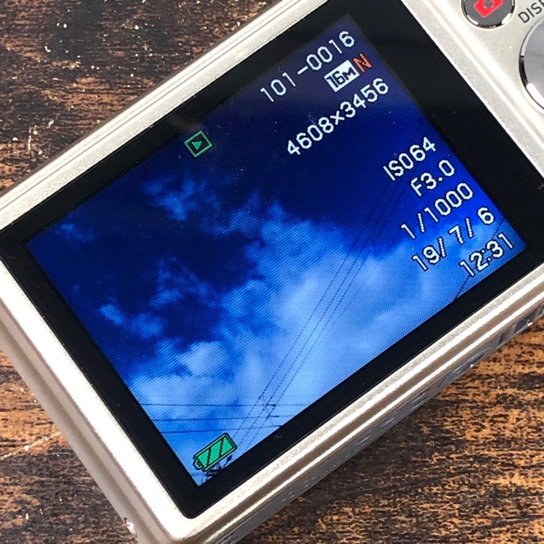 動作確認済 美品 CASIO EXILIM EX-ZS150 ゴールド