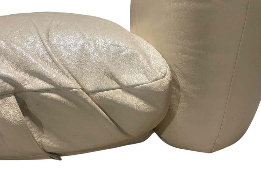 わたなべ◯⑤arflex アルフレックス マレンコ 本革 レザー 3人掛け