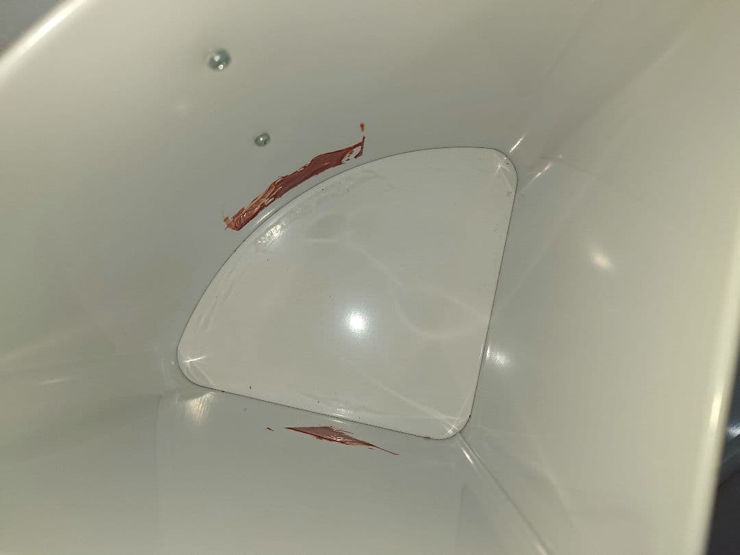 サニタリーボックス 三角コーナー 小物入れ ゴミ入れ 花器 昭和レトロ 雑貨 飾