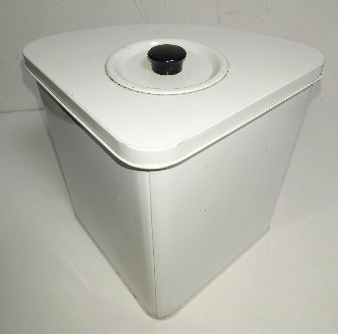 サニタリーボックス 三角コーナー 小物入れ ゴミ入れ 花器 昭和レトロ 雑貨 飾