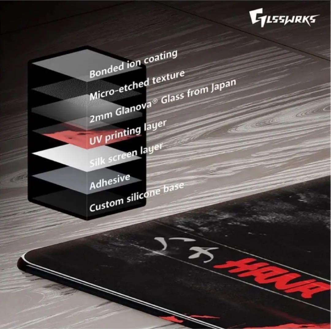 値下げ！激レア！ ラスト1点！ GLSSWRKS ハナ　マウスパッド　ガラス