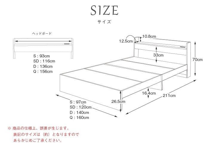 【R】ダブル　マットレスなし【収納なし】 送料込み！【ブラック】