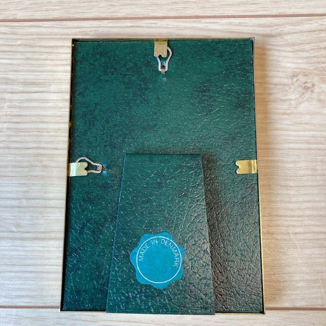 【未使用】写真立て　9×13cm 凸型ガラス　JYDEN デンマーク製