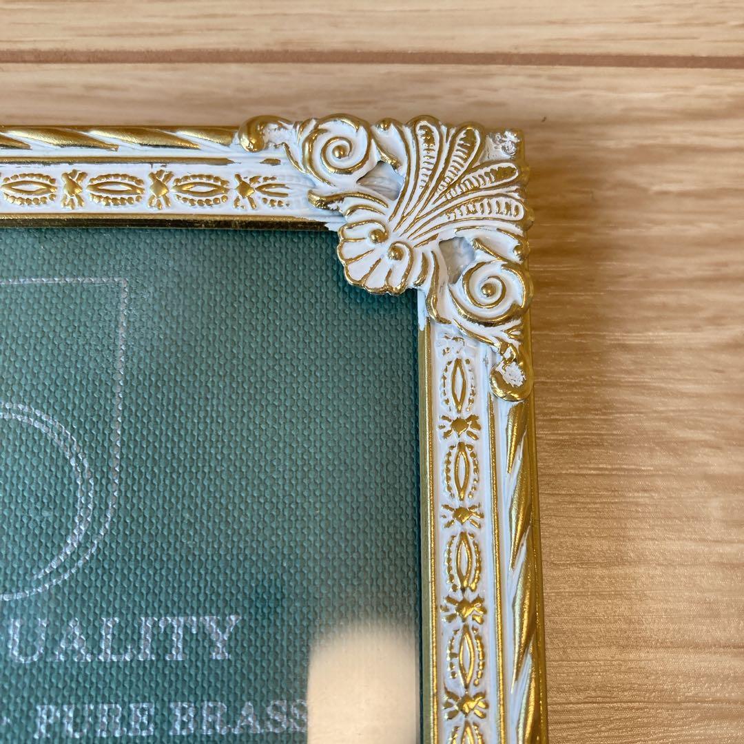 【未使用】写真立て　9×13cm 凸型ガラス　JYDEN デンマーク製