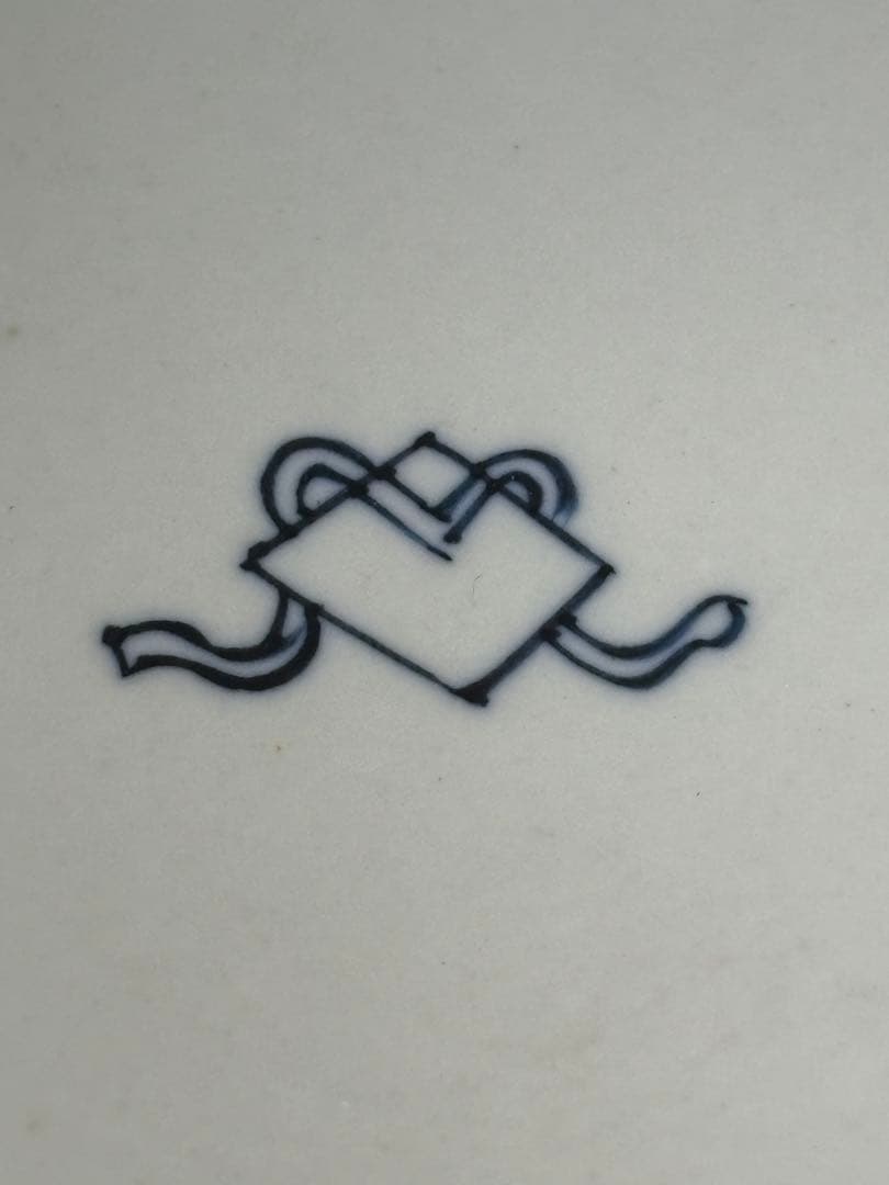 中国　明清時代 青いドラゴンの陶器ボウル