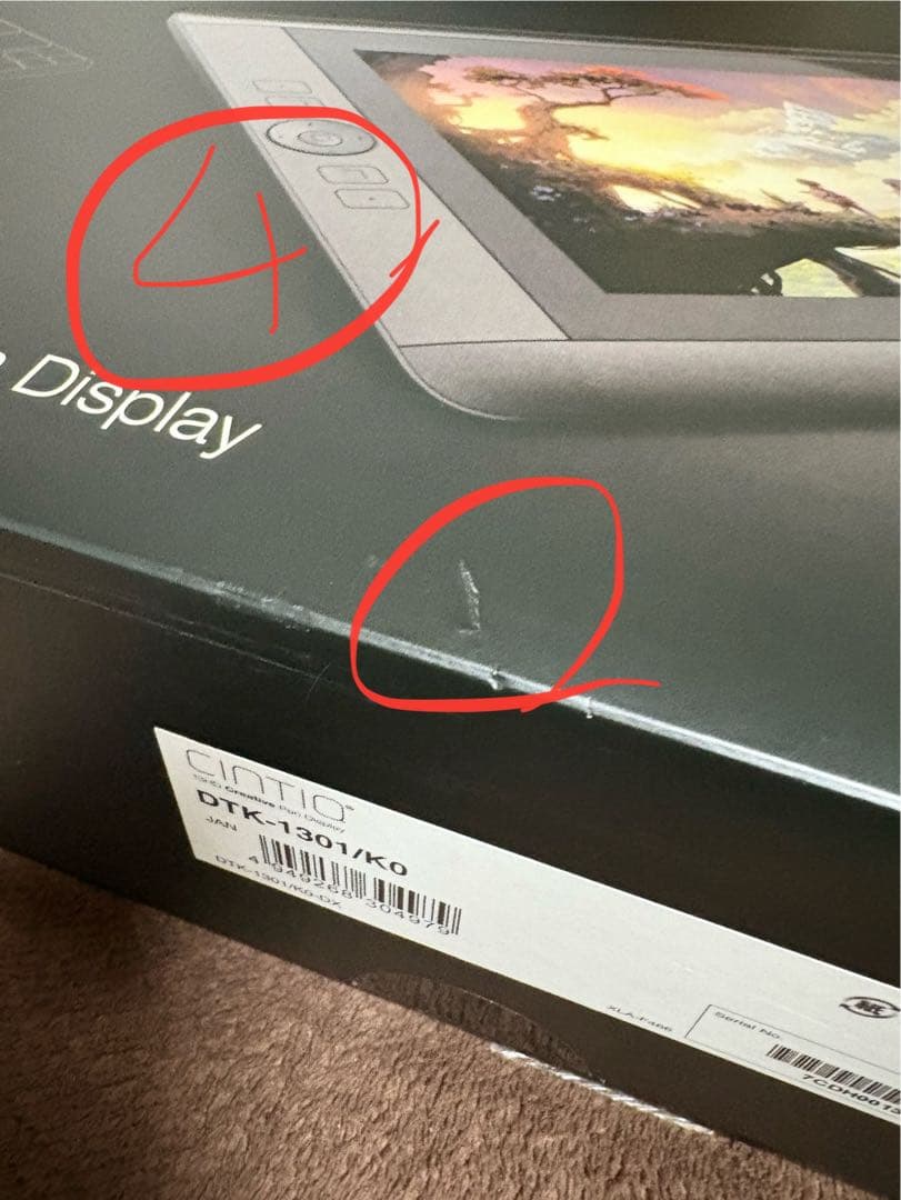 Wacom Cintiq 13HD DTK-1301 動作品