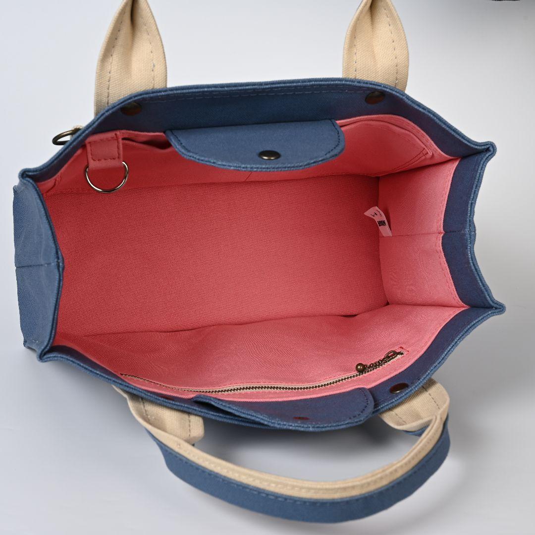 [トレア]8号/11号×旧倉敷帆布×8番糸 スクエアトートバッグL