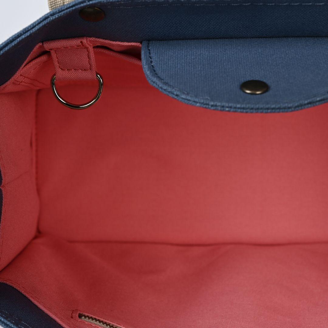 [トレア]8号/11号×旧倉敷帆布×8番糸 スクエアトートバッグL